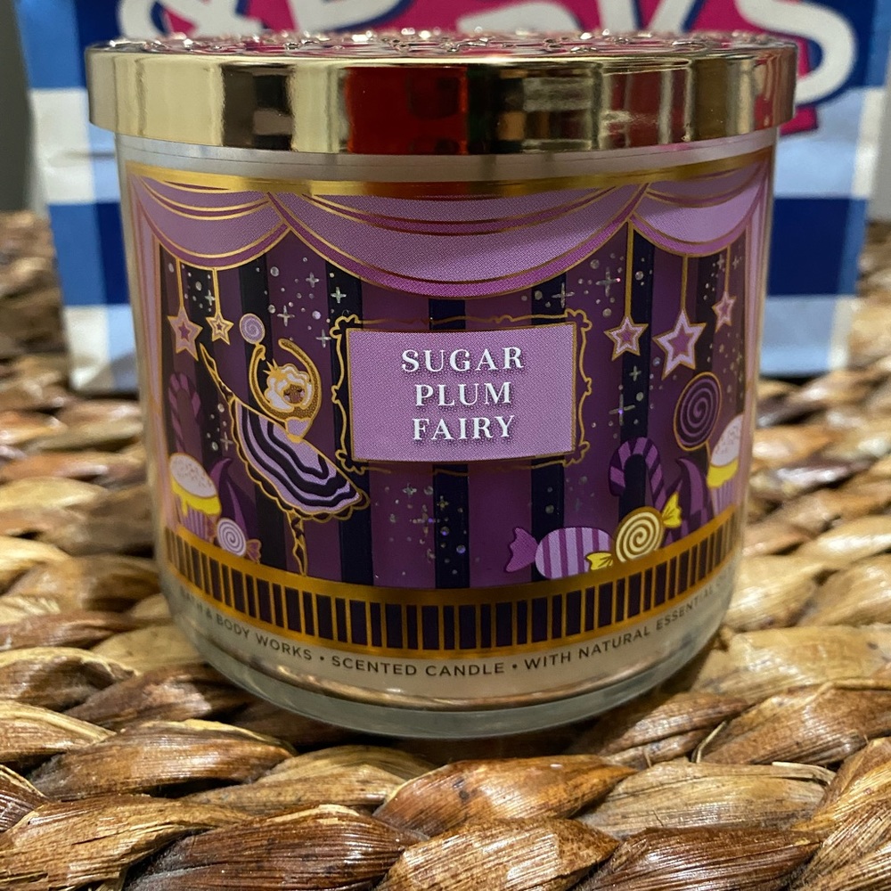 Bath & Body Works Sugar Plum Fairy 3-wick Candle
